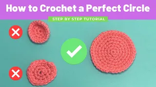 How to Crochet a Perfect Flat Circle | Easy Amigurumi Tutorial for Beginners