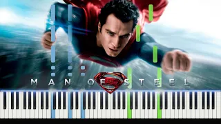 Hans Zimmer - FLIGHT (Man Of Steel) Piano Cover [SHEET+MIDI]