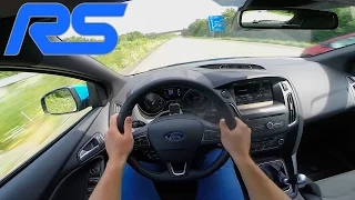Ford Focus RS MK3 AUTOBAHN POV TOP SPEED & LAUNCH CONTROL by AutoTopNL