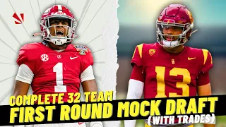 2024 First Round NFL Mock Draft 2.0 | Stunning trades in the top 10...