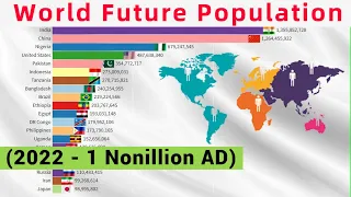 Most Populated Countries in the Future (2022-1 Nonillion AD) World Population Projection