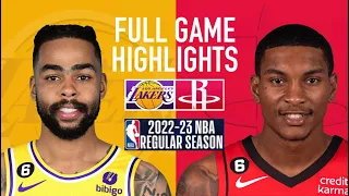 Los Angeles Lakers vs Houston Rockets Full Game Highlights | March 15 | 2023 NBA Season