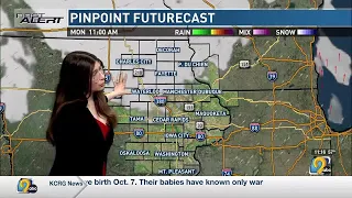 KCRG First Alert Forecast: Monday afternoon, April 8