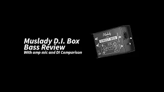 Muslady Passive DI Box/Splitter Demo (with mic comparison)