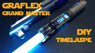 GOTH-3Designs - Graflex Grand Master - DIY Build Timelapse - Star Wars FX Lightsabers