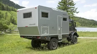 Bimobil EX 435 Luxury expedition vehicle based on Mercedes Unimog 4023