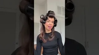 How to get perfect hair with rollers💆🏻‍♀️🫶 #shorts #hairstyles #hairrollers