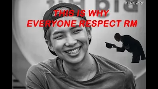 Why everyone respect and love RM (BTS Kim Nam Joon) The Best Leader Ever 2019