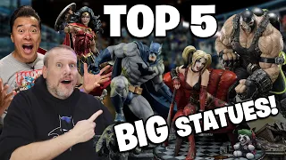 TOP 5 HUGE 1/3 SCALE STATUES ft. The Batman Statue Collector!!!