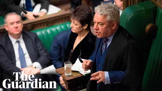 'That sticker is not mine': John Bercow forthright about wife's anti-Brexit sticker