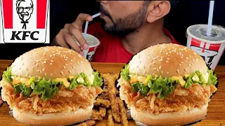 Foody ASMR KFC Eating KFC Zinger Burger Crunchy Burger Food Videos Eating Show