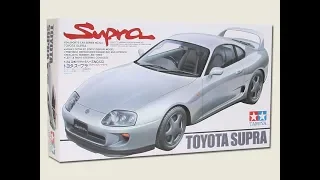 Toyota Supra , TAMIYA, 1/24 . Обзор набора .