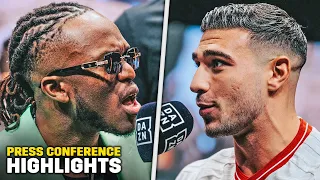 HIGHLIGHTS • KSI vs Tommy Fury • FINAL PRESS CONFERENCE | TRASH TALK & CHAOS • DAZN & Misfits Boxing