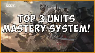 Conquerors Blade Mastery System Top 3 Units To Master!