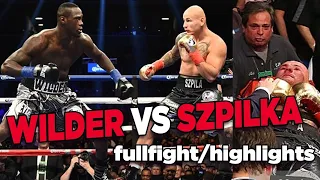 (ONE PUNCH KNOCKOUT) Deontay Wilder vs Artur Szpilka Full Highlight HD