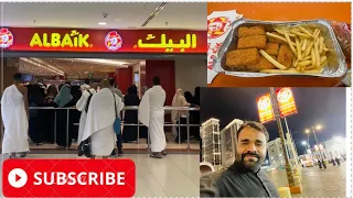 AlBaik Near Masjid Al Haram Mecca | Fast Food chikn Nagtas | Enjoy with zawar Ajmii