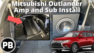 2016 - 2021 Mitsubishi Outlander Amp and Sub Install