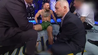 The kick that broke Conor McGregor’s leg VS Dustin Poirier UFC 264 (Dustin's Elbow )