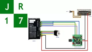 Step 7. How to connect the pulse generator to the stepper motor.