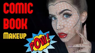 Easy Comic Book / Pop Art Halloween Makeup Tutorial | Halloween Series 2016 #1