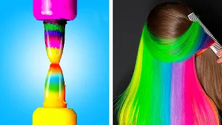 Awesome hair dyeing techniques and hair hacks