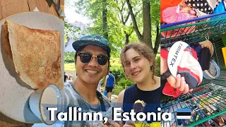 FILIPINO & AMERICAN went to the famous Kompressor and thrift shopping in Tallinn Estonia | Vlog 41