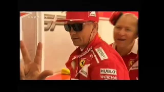 Spa 2017 Kimi Räikkönen and Sebastian Vettel Friendship Report 🤝