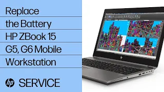 Replace the Battery | HP ZBook 15 G5, G6 Mobile Workstation | HP