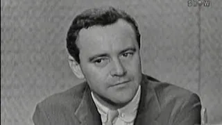 What's My Line? - Jack Lemmon; Jerome Hines [panel] (Apr 10, 1960)