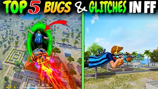 TOP 5 NEW BUGS AND TRICKS IN FREE FIRE  || SPEED BUG IN FREE FIRE || FREE FIRE MOVEMENT BUG (PART#4)