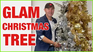 Christmas 2022 DIY / The Most Elegant Christmas Tree I Have Ever Decorated / Gold and Silver Tree