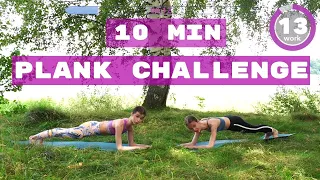 10 min PLANK CHALLENGE - outdoor WORKOUT