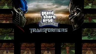 Обзор на GTA San Andreas Transformers Mod V.1