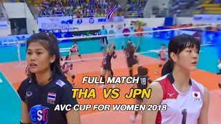 [Full match] Thailand (ไทย) 🆚 Japan (ญี่ปุ่น) | AVC Cup For Women 2018