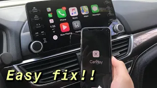 How to fix apple CarPlay.