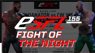 ESFL 155 Fight of The Night: (KM Fonty) Conor McGregor Vs (JC21) Leon Edwards