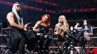 RAW 8.24.15 - MIZ TV Segment featuring Team P.C.B, Team Bella and Team B.A.D.