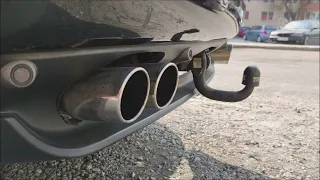 BMW X5 E53 3.0d- Exhaust sound (straight pipes)