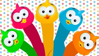 Finger Family Song with Lucky Ducky | Learn Colors, Good Manners + More Kids Rhymes | Cartoon Candy