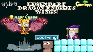 Getting Legendary Dragon Knight's Wings! - Growtopia