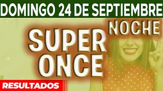 Resultado del sorteo Super Once Noche del Domingo 24 de Septiembre del 2023