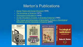 R K Merton - 1: Lectures on Sociology in Kannada by Dr Soumya Kumar