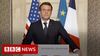 French President Macron condemns US attack - BBC News