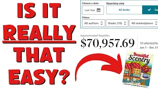 How I Made $70,957 From Coloring Books on Amazon KDP... (TRUTH REVEALED)