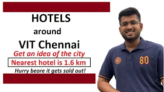 Where & How to book hotels around VIT Chennai