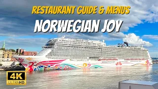Norwegian Joy Dining Guide, Menus, Food Photos & Restaurant Tour | NCL Joy Food Tour