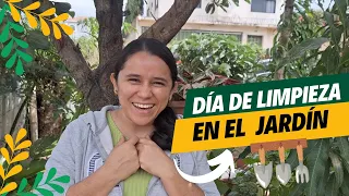 ACOMPAÑAME.. Un día de limpieza en el Jardín 🌿 | Jam Jardín #plantas #jardin