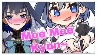 Kronii’s Moe Moe Kyun made everyone 𝓐𝓢𝓒𝓔𝓝𝓓