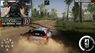 WRC 10 DEMO - Hyundai i20 WRC at Rally Estonia | Thrustmaster TS-XW Gameplay