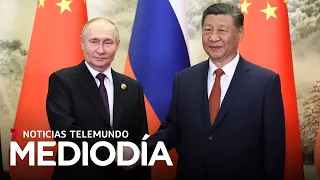 Putin agradece a China por su ayuda en la invasión a Ucrania y Xi habla de paz | Noticias Telemundo